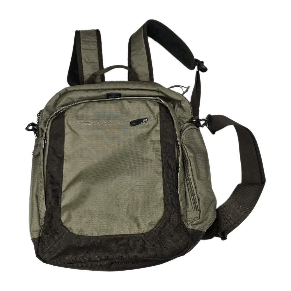 Eagle Creek Backpack Daypack Padded Laptop Bag Travel Olive Green Convertible